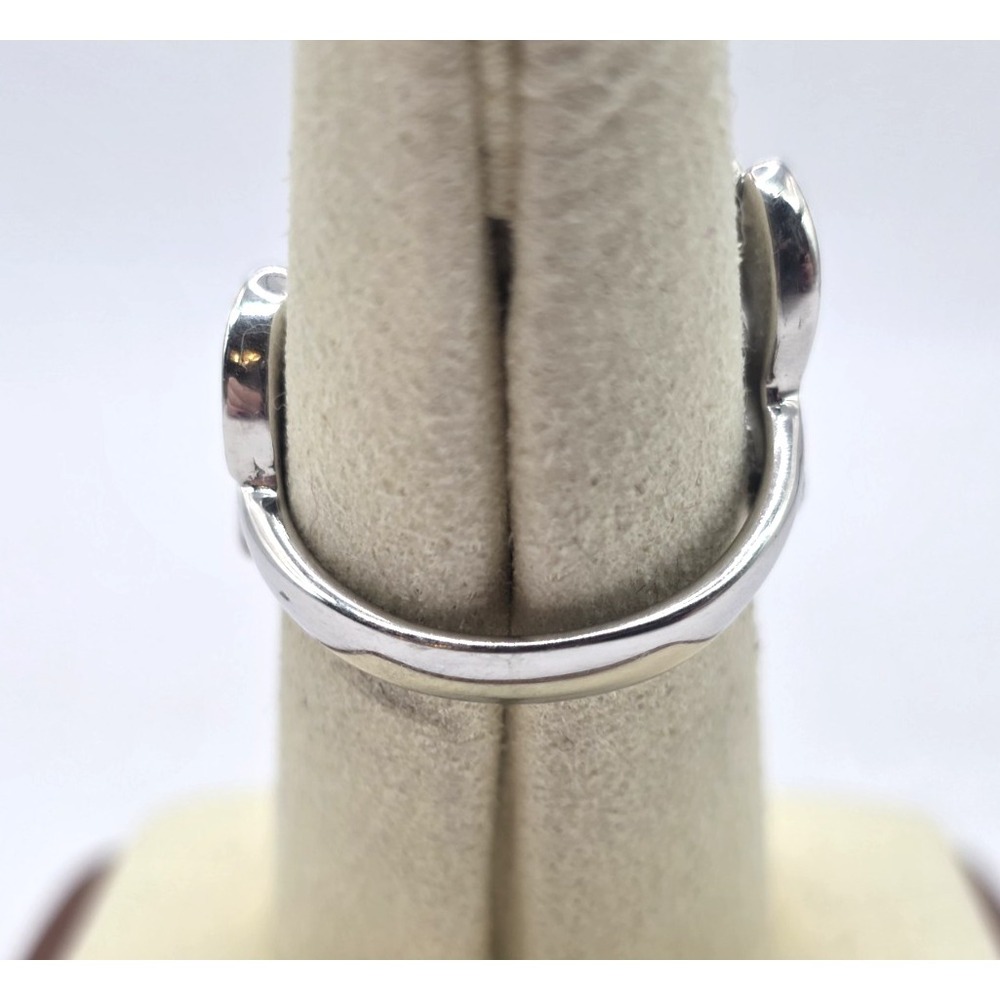 Blue Lab‎ Opal Ring Womens Size 7 Fern Leaf Plant Wrap Sterling Silver 925 NWOT - Picture 5 of 12